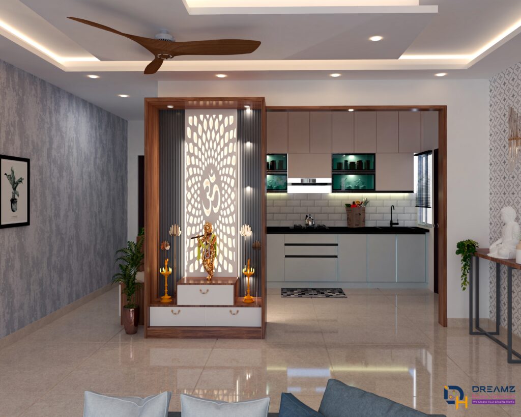 pooja unit interior design