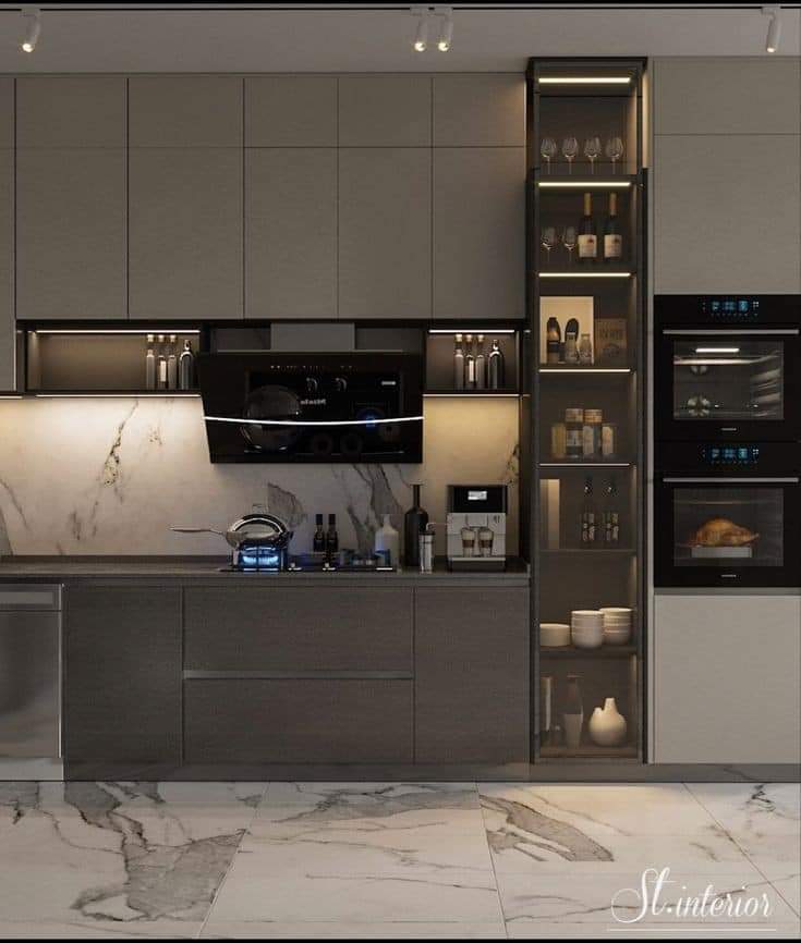 dining room crockery unit design