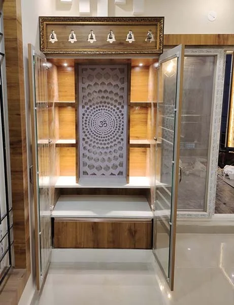 pooja unit interior design