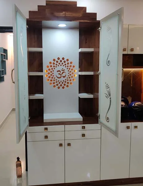pooja unit interior design